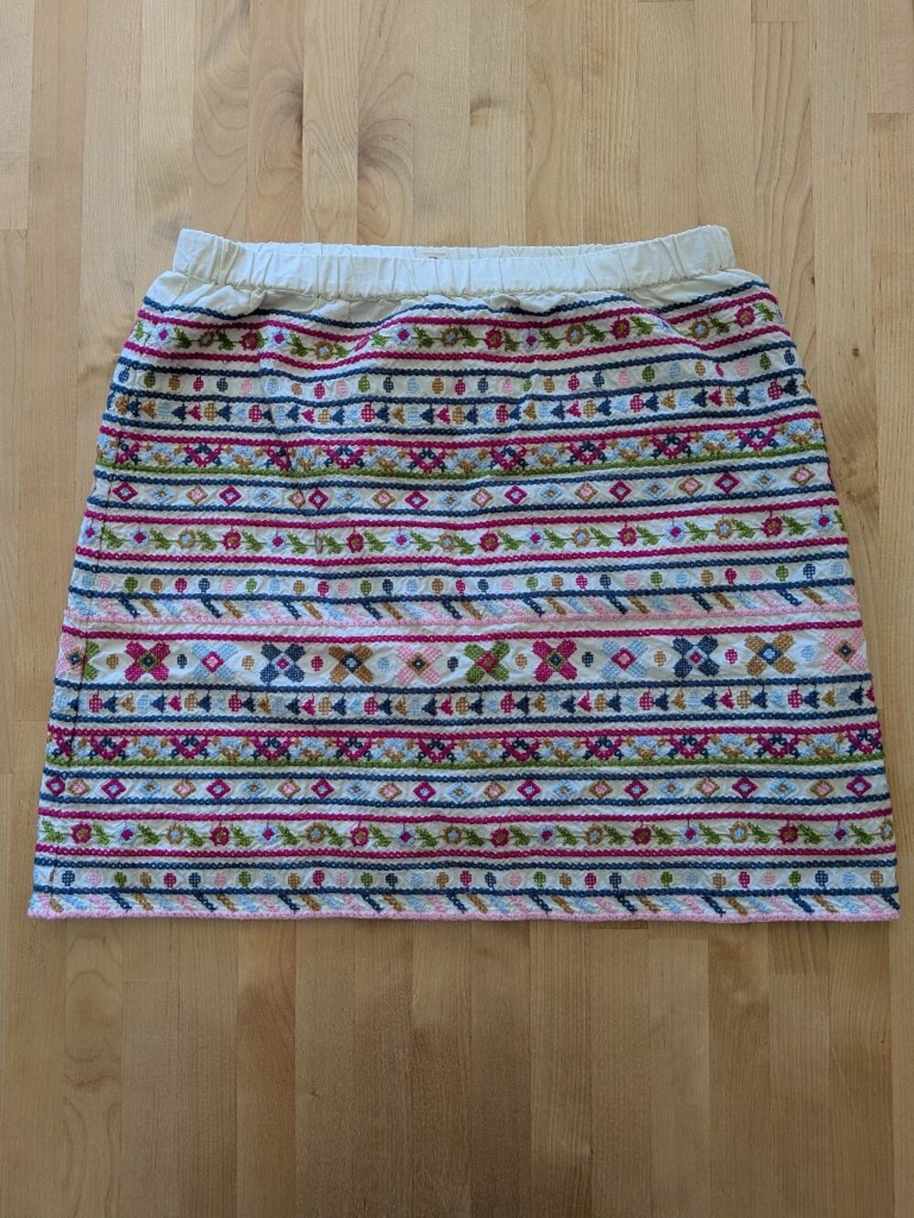 Lands' End Embroidered Skirt size XS - Picture 1 of 9